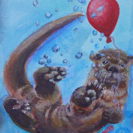 Otter Underwater
